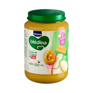 BLÉDINA de Danone Tarrito de crema de verduras y pollo, a partir de 6 meses 200 g.