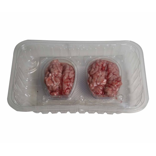 Bandeja con sesos de cerdo envasados en atmosfera protectora MECA 2 uds.