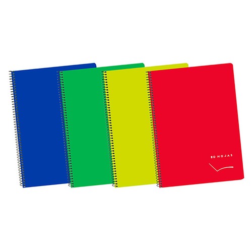 Cuaderno A5 cuadrícula 4x4 y 80 hojas, PRODUCTO ECONÓMICO ALCAMPO.