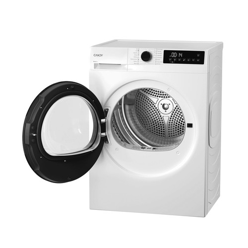 Secadora por condensación con bomba de calor CANDY GD 10N2B-37, capacidad de secado: 10KG, clasificación energética: D, H: 84,5cm, A: 59,5cm, F: 61,6cm