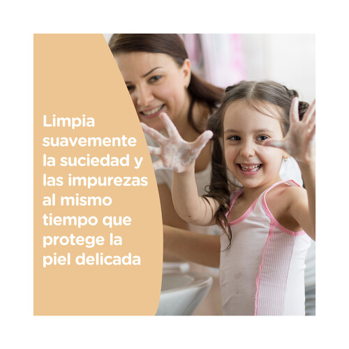 JOHNSON'S Jabón líquido de manos líquido, especial para niños JOHNSON´S Pure protect 300 ml.