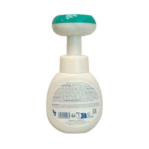LOV´YC Jabón de manos fragancia a flor de cerezo, con espuma en forma de flor 300 ml.