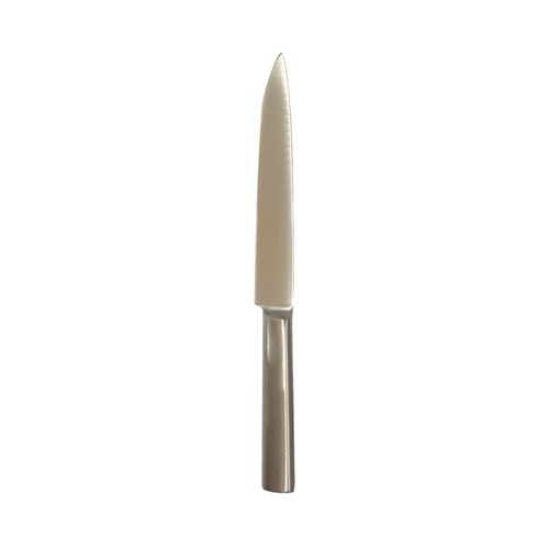 Cuchillo de cocina multiúsos con hoja de acero inoxidable de 20cm. y mango en una sola pieza, ACTUEL.