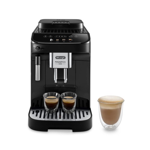 Cafetera espresso superautomática DELONGHI Magnifica Evo ECAM 290.21.B, presión 15bar, molinillo, café en grano o molido, vaporizador, 1450W.