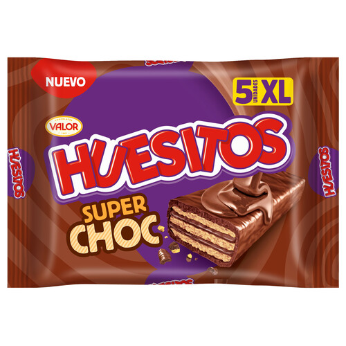 HUESITOS Superchoc XL Barritas de huesitos tamaño 5 uds. 230 g.