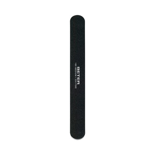 BETER Lima de uñas fibra de vidrio de 17,5 cm y grano 180 / 220 BETER.