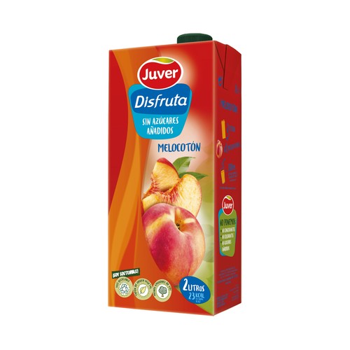 Néctar de melocotón sin azúcar añadido JUVER 2 l.