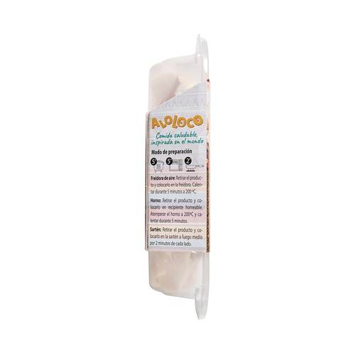 ALOLOCO Quesadilla de jamón cocido y queso 135g