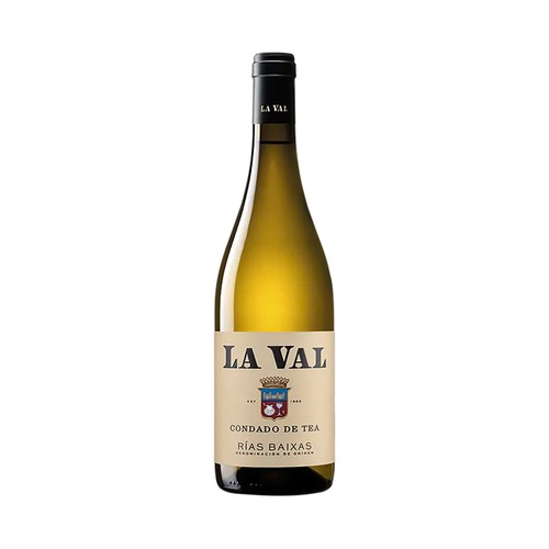 LA VAL Vino blanco con D.O Rías Baixas botella de 75 cl.