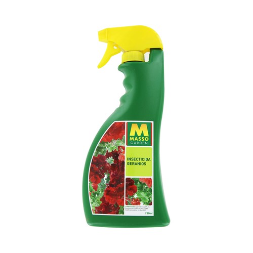 Spray de 750 mililitros de insecticida específicio para geranios MASSÓ GARDEN.