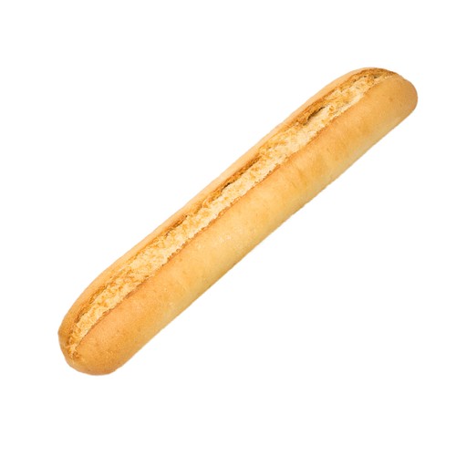 Barra de pan con bajo contenido en sal con masa madre de Fabricación Propia, 220 g.