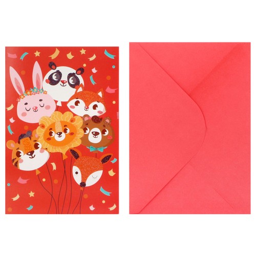 Tarj. Felicit. Y Sobre 11.5X17Cm -Kids Birthday. AUCHAN