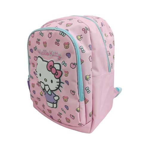 Mochila 38 cm 2 compartimentos. HELLO KITTY