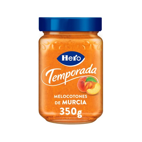 Mermelada de melocotón de temporada HERO 350 g.