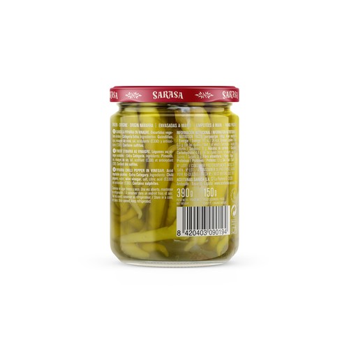 SARASA Guindillas en vinagre SARASA 150 g.