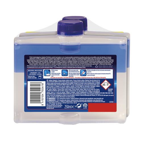FINISH Limpiador de lavavajillas FINISH Duplo 250+250 ml.