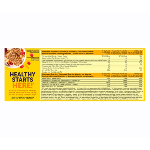 WEETABIX Cereales de fibra 215 g.