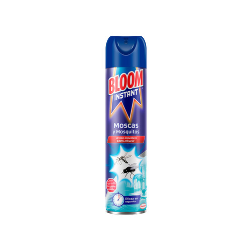 BLOOM Insecticida aerosol moscas y mosquitos Instant BLOOM 600 ml.