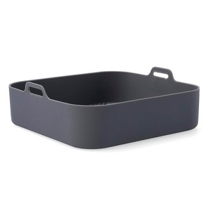 Imagen de Cesta cuadrada de silicona para airfryer 22x22cm, Naturalia QUID. 