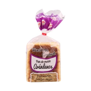 GOTRI Tradi Pan Gourmet Pan de molde con arándanos 450 g.