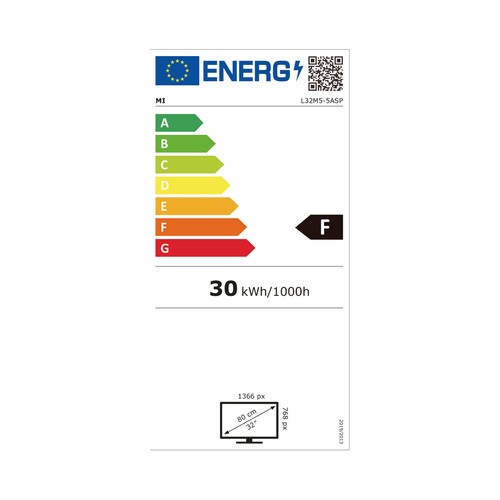 Televisión 81,28 cm (32") LED XIAOMI Mi LED TV 4A HD READY, SMART TV, WIFI, BLUETOOTH, TDT HD, USB reproductor, 3HDMI, 60HZ.