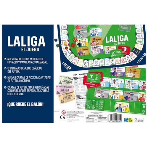 BORRAS Juego de mesa La Liga temporada 2025-2026 +5 Años