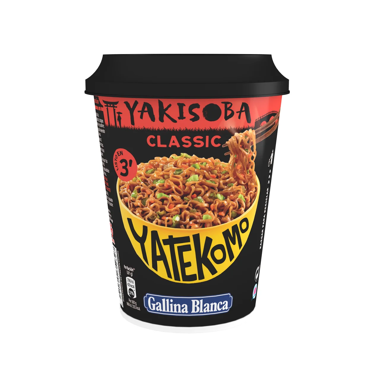 Fideos Orientales instantáneos (noodles) 93 g.
