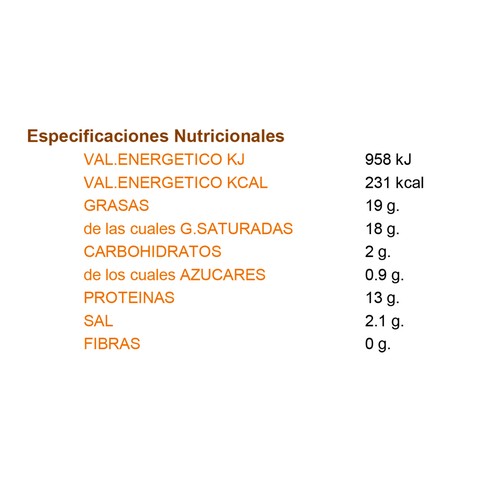 RONCARI-BLUE Crema de queso azul Roncari-blue TGT LAS CREMOSAS 125 g.