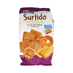 Galletas integrales surtidas 420 g.