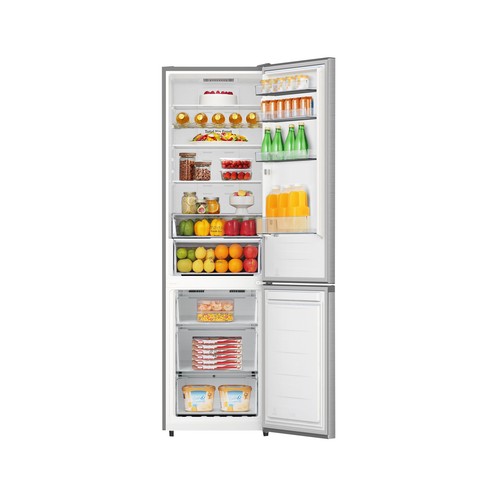 Frigorífico combi 201cm HISENSE RB440N4ACC NO FROST, clasificación energética: C, H: 201cm, A: 59,5cm, F: 57,9cm, capacidad total: 336L.