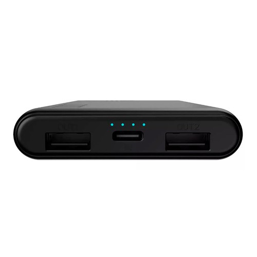 Batería externa QILIVE Powerbank 10000, 600177281 color negro.