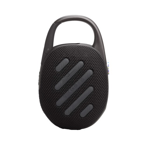 Altavoz Bluetooth con clip 5 JBL, color negro.