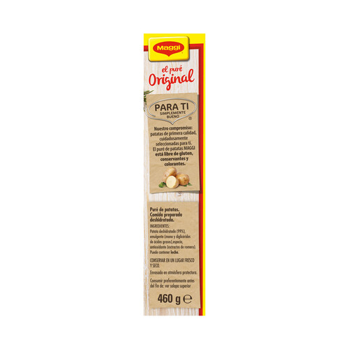 MAGGI Puré de patatas MAGGI 460 g.
