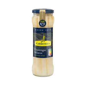 CARRETILLA Espárragos blancos 8/12 piezas frasco de 250 g.