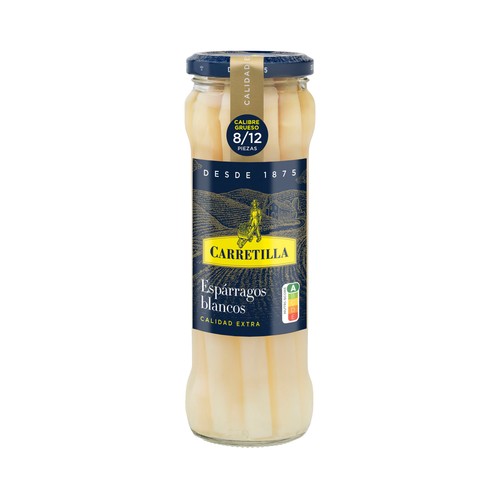 CARRETILLA Espárragos blancos 8/12 piezas frasco de 250 g.