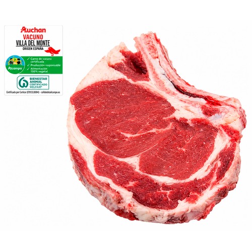 ALCAMPO CULTIVAMOS LO BUENO Chuletón de lomo de vacuno Villa del monte.