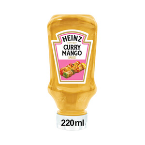 Imagen de HEINZ Salsa de curry con mango bote de 220 ml.