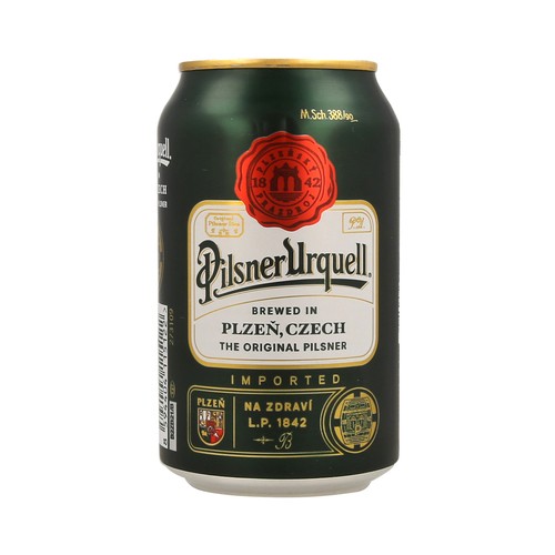 PILSNER URQUELL Cerveza lata de 33 cl.