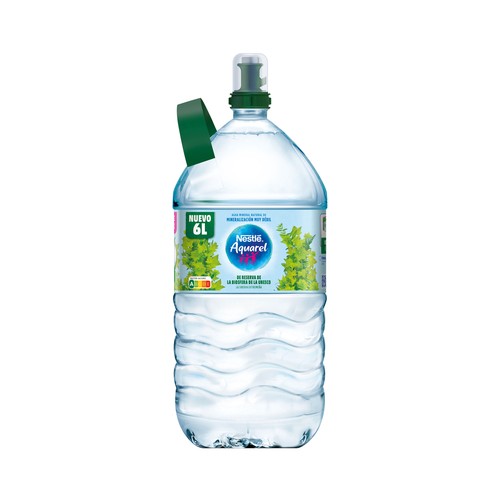 AQUAREL Agua mineral garrafa de 6L.