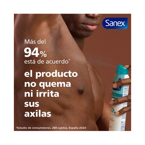SANEX Dermo+ total protection Desodorante en spray para mujer, antitranspirante hasta 72 horas 200 ml.