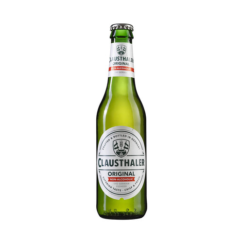 CLAUSTHALER CLASSIC  Cerveza sin alcohol botella de 33 centilitros