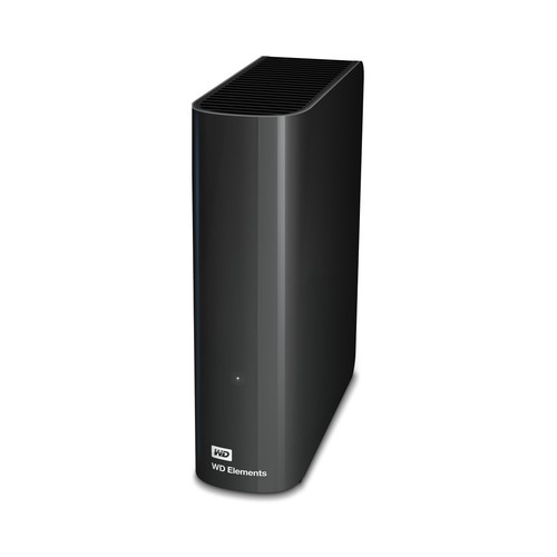 Disco duro externo 4TB WD Elements, tamaño 3,5", Usb 3.0, compatible con Windows y Mac.