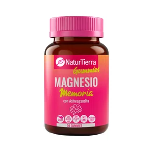 NATURTIERRA Memoria Gominolas (gummies) de magensio y Ashwagandha 30 uds.