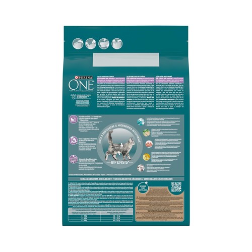 PURINA ONE Comida gato esterilizado con pavo y arroz 2,8 kg.