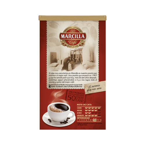 MARCILLA Café molido mezcla (50/50) Gran Aroma 250 g,