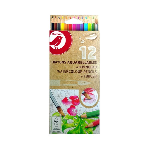 Caja 12 Pinturas Acuarelables ALCAMPO