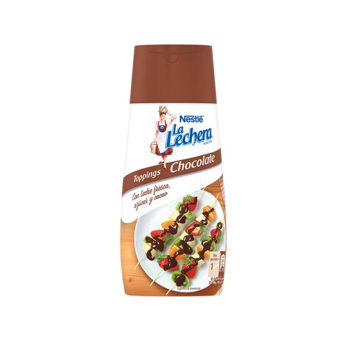 LA LECHERA Topping de chocolate, sirve fácil 450 g.