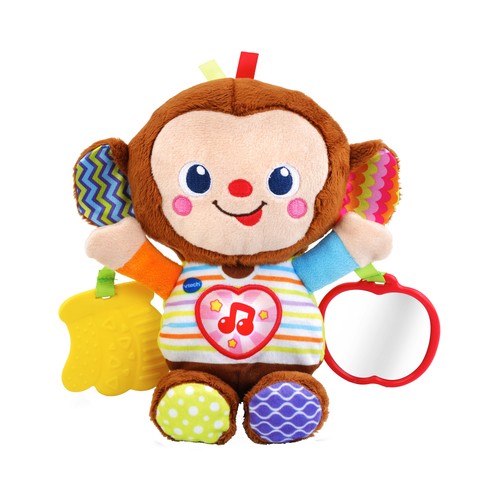 Monito bebé Peluche interactivo con mordedor Juguete para el carrito VTech Baby. Edad recomendada desde 3-24 meses