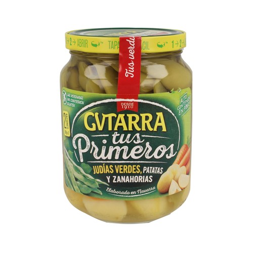 GVTARRA Judías, patatas, zanahorias 380 g.