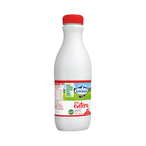 CENTRAL LECHERA ASTURIANA Leche de vaca entera de origen español CENTRAL LECHERA ASTURIANA 6 x 1.5 l.